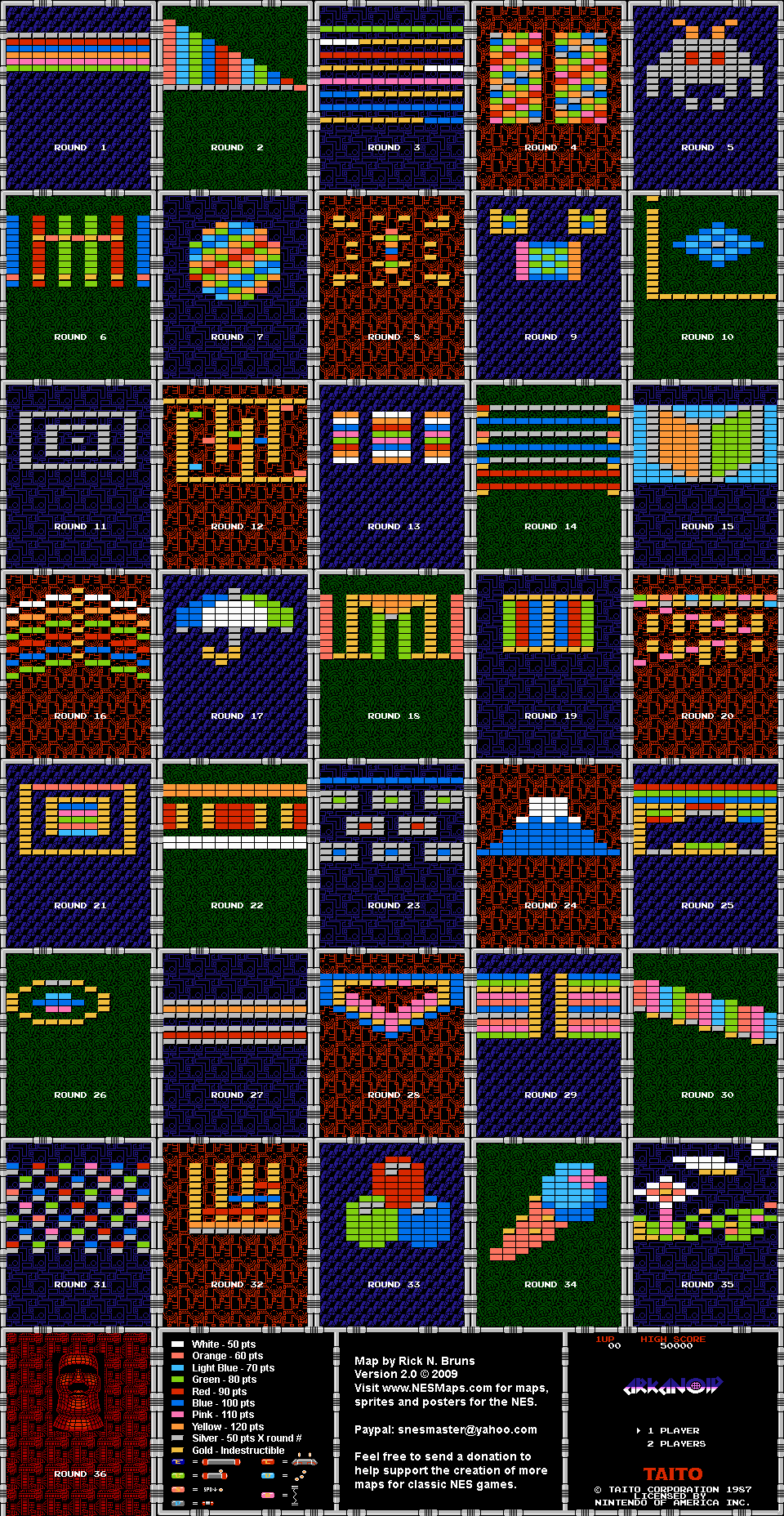 Arkanoid Levels.png