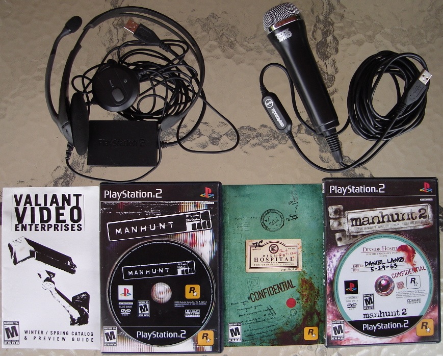 Manhunt Psycho Pack - Logitech Headset 97078 - Logitech Rockband Microphone E-UR20.jpg