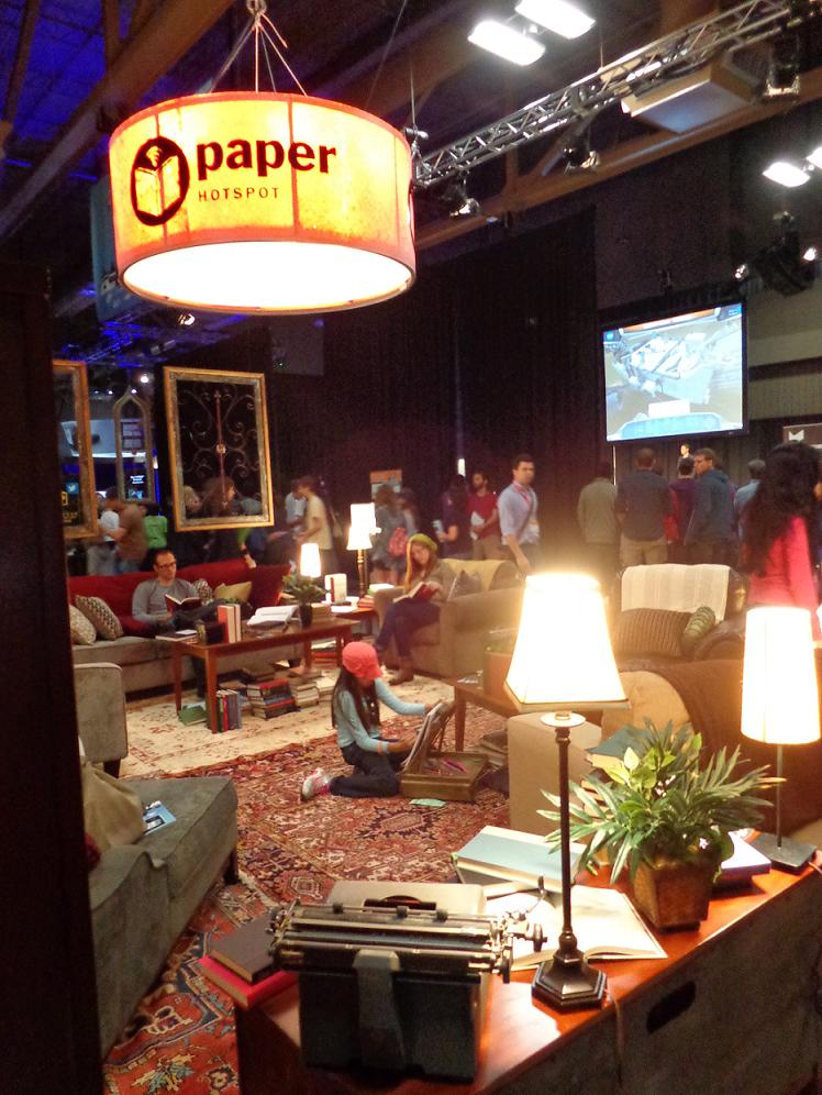 Paper hotspot at SXSW Gaming Expo