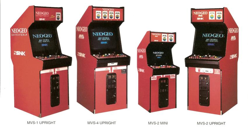 neo-geo mvs arcade cabinet variations - retrogaming with racketboy