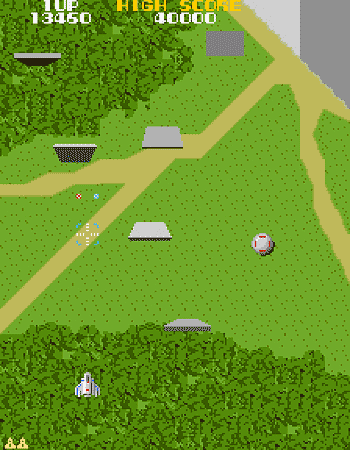 Xevious Arcade Screenshot