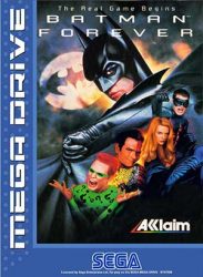 Batman Forever Japanese Megadrive Cover